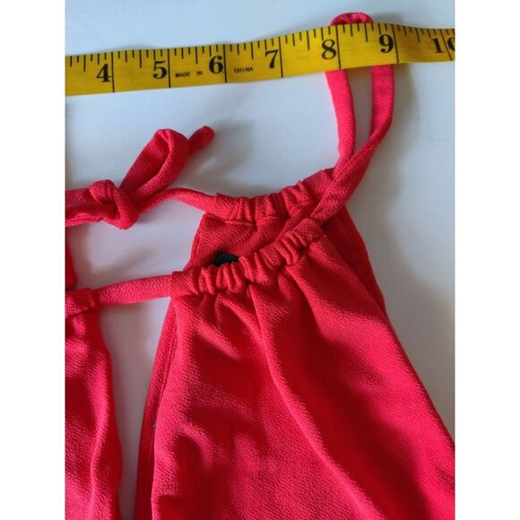 Ralph Lauren Strappy Maxi Dress Cropped Sleeveless Red Womens Size Small - Picture 11 of 15